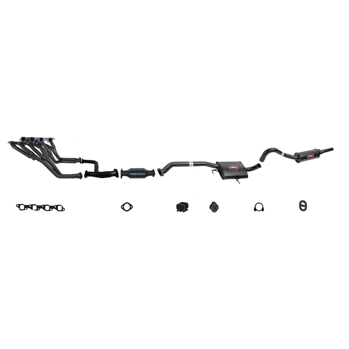 REDBACK - Holden Commodore VN/VP/VR V8 (1988 - 1995) Performance Headers & 2.5" Exhaust System