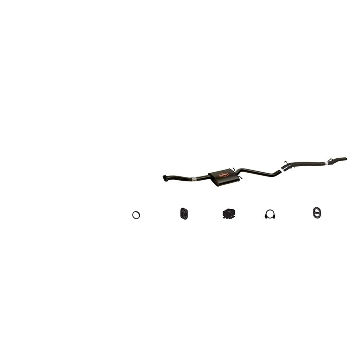 REDBACK - Holden Calais, Commodore VS (1995 - 2000) 2.5" Catback Exhaust with Rear Muffler Delete