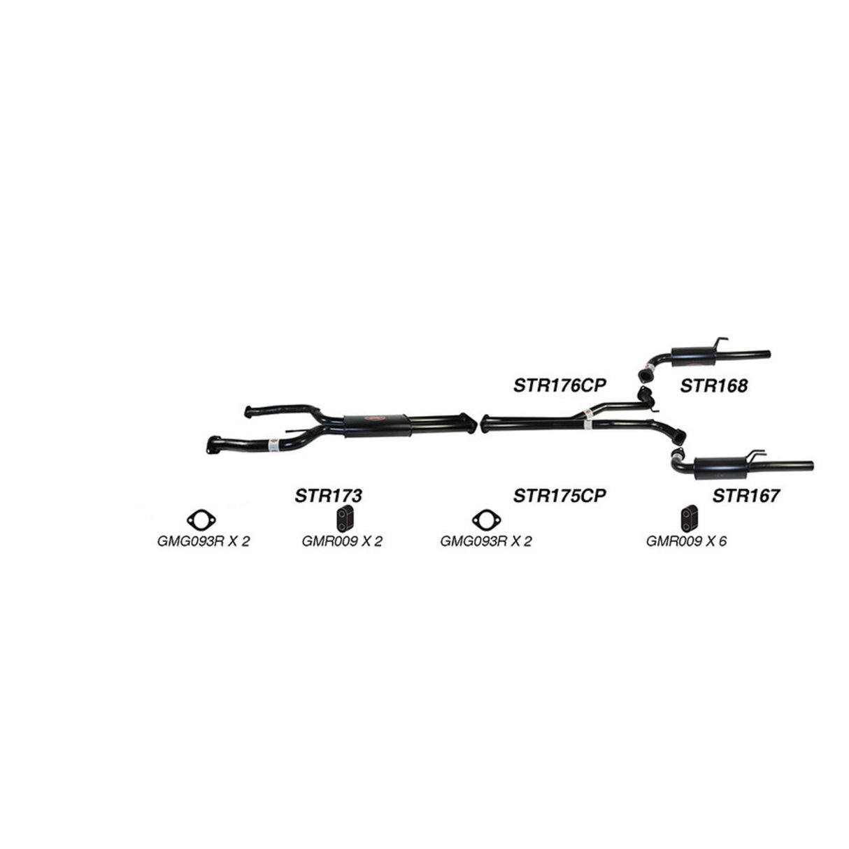 REDBACK - Holden Commodore VE/VF (2006 - 2017) Ute 2 1/2" Dual Exhaust System