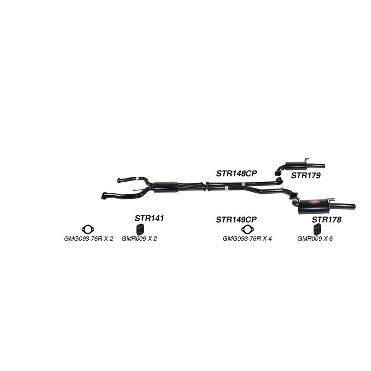 REDBACK - Holden Commodore VE/VF (2006 - 2017) V8 Ute 3" Dual Exhaust System