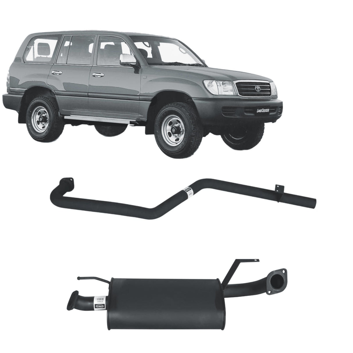 REDBACK - Toyota Landcruiser 105 Series Performance Exhaust System