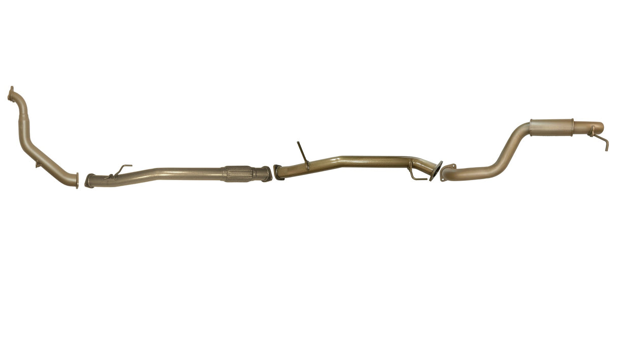 Pacemaker King Brown | 3" Turbo Back Exhaust | Mitsubishi Challenger 2.5L Manual | KB9200-XXXR