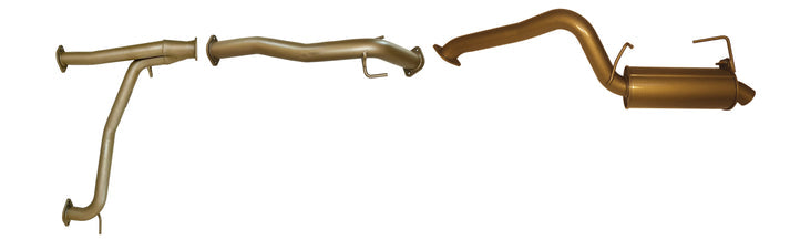 KingBrown - Nissan Patrol Y62 5.6L V8 (2013-Current) SUV Single 3" Cat Back with Rear Resonator and No Centre Muffler Kit Exhaust