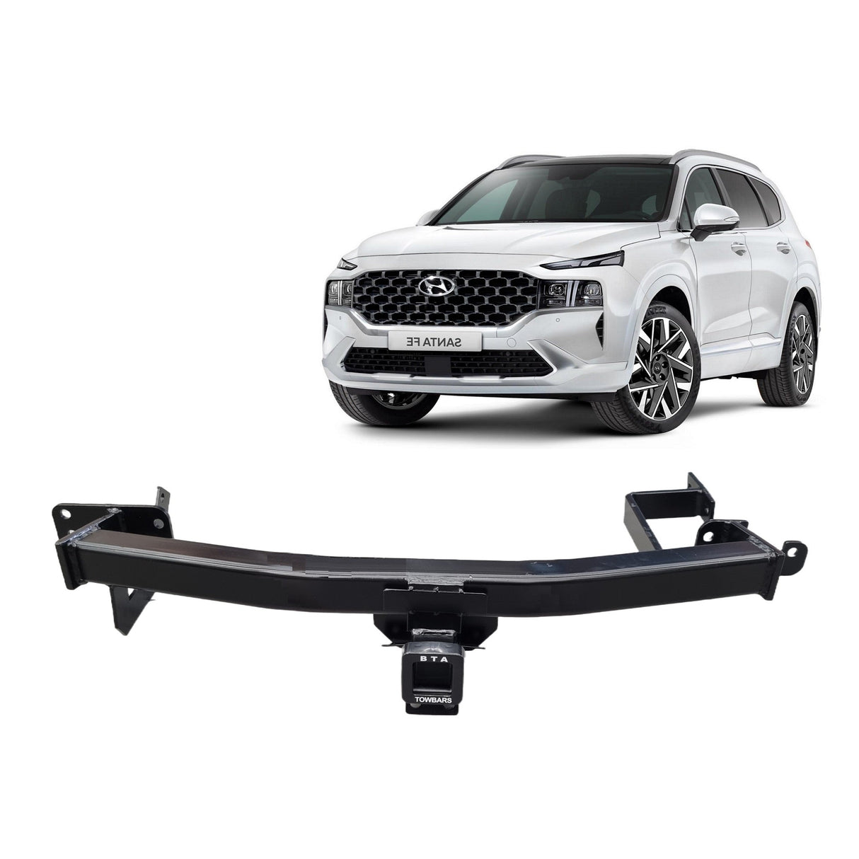 BTA Hyundai Santa Fe (12/2020 – 2024) Heavy Duty Towbar 2500/200kg Capacity