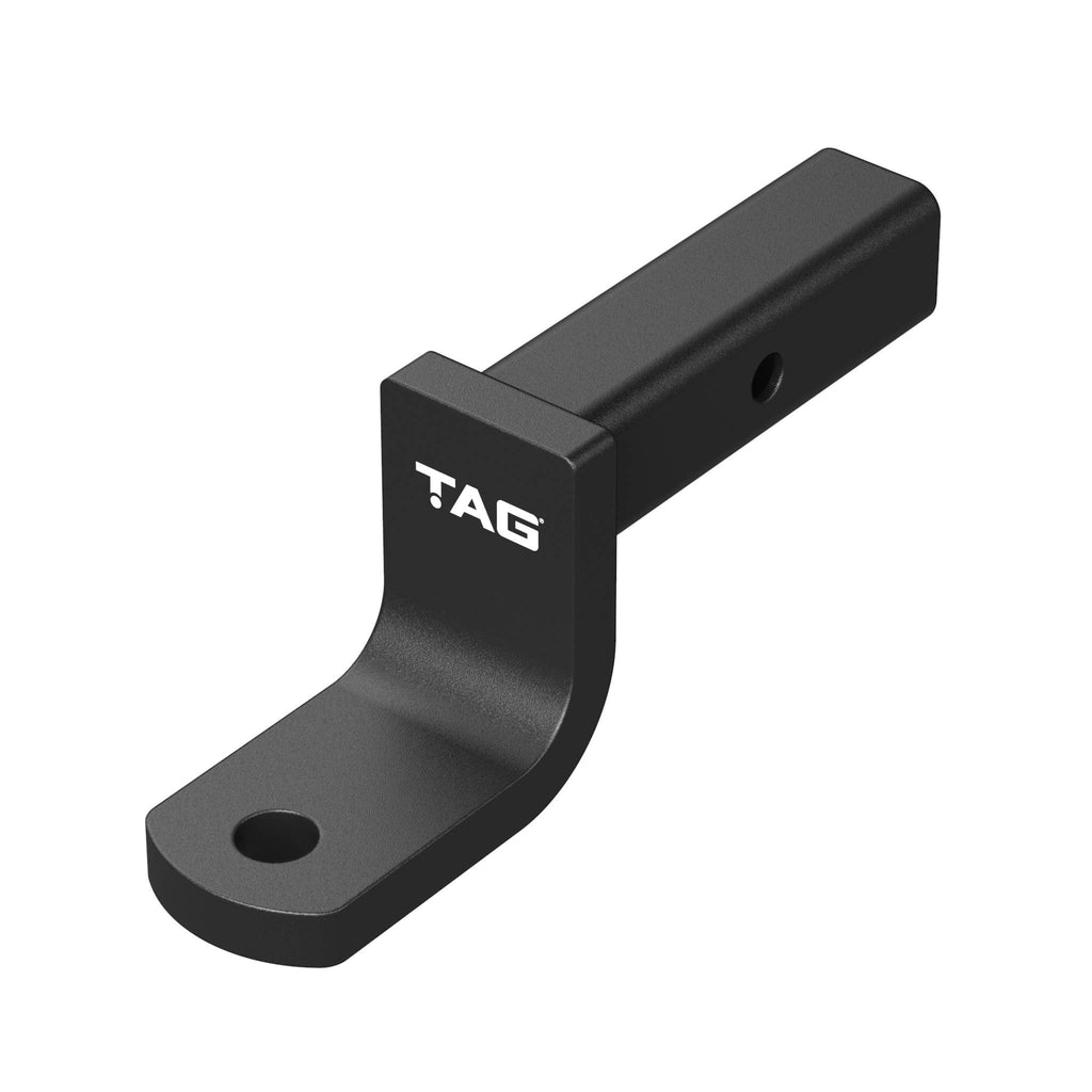 TAG - Tow Ball Mount - 203mm Long, 90° Face, 50mm Square Hitch