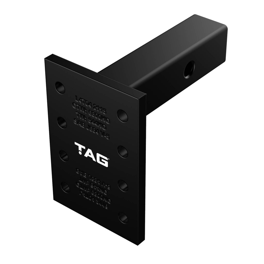 TAG - Adjustable Pintle Mount - 50mm Square Hitch (4.5T)