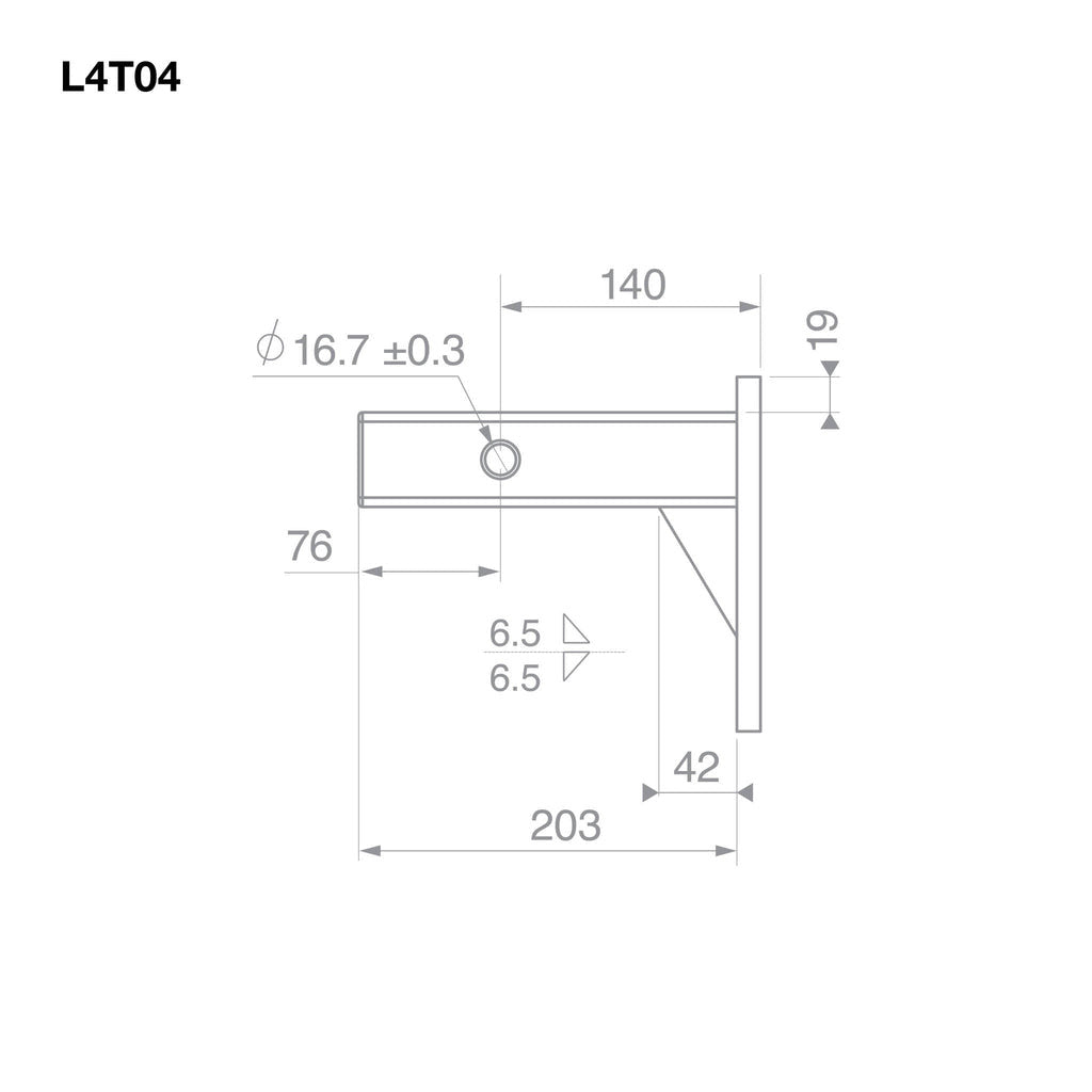 TAG - Adjustable Pintle Mount - 50mm Square Hitch (4.5T)