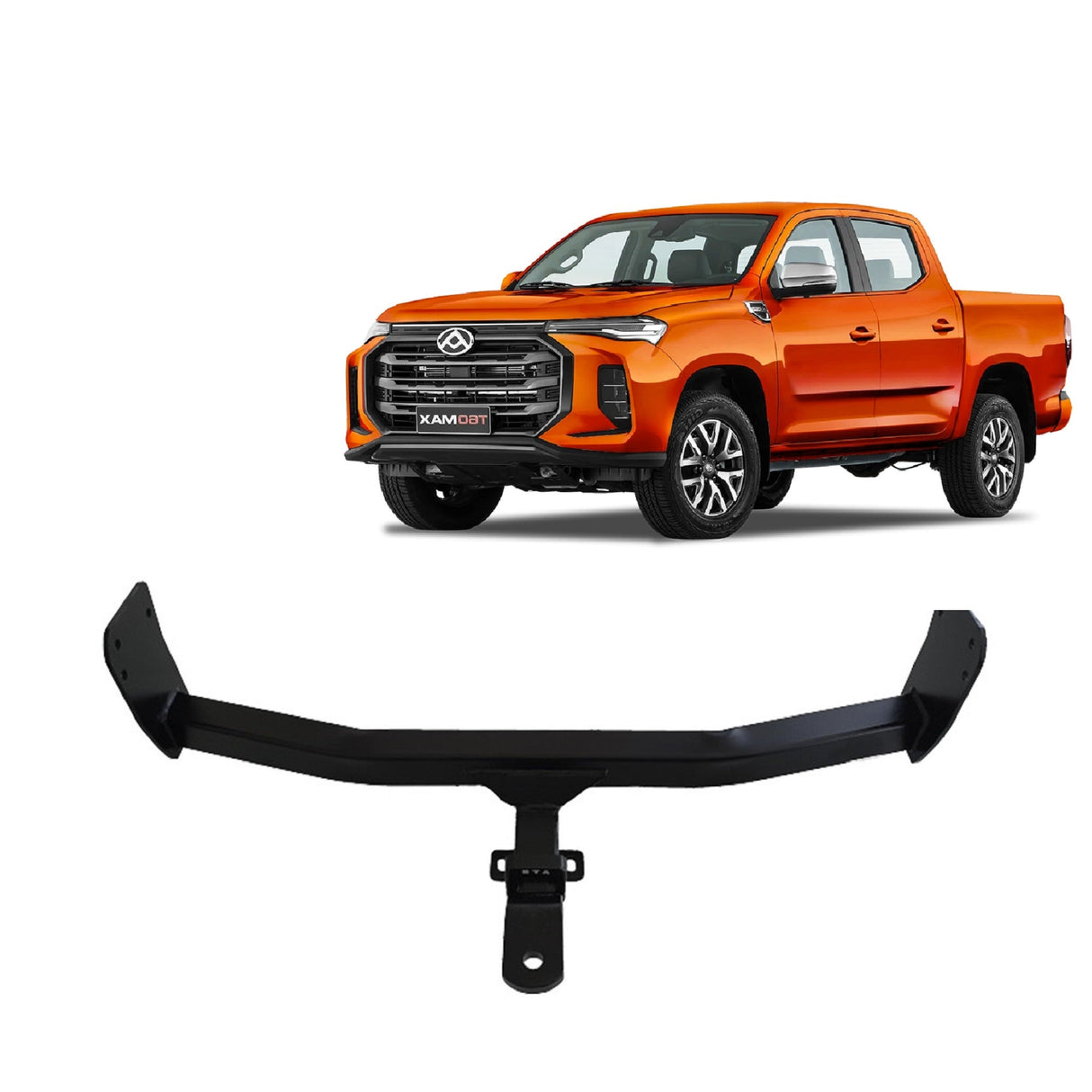 BTA LDV T60 Ute (01/2017 – On) Heavy Duty Towbar with Bumper 3000/300kg Capacity