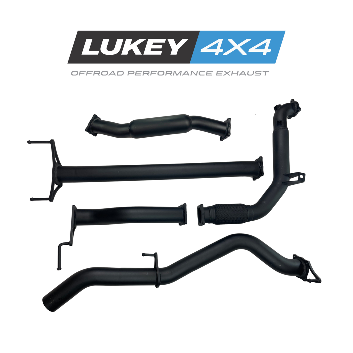 Lukey 4x4 Exhaust System with Hotdog for Mitsubishi Triton MN 2009-2015 - LKY-MT-MN-HD