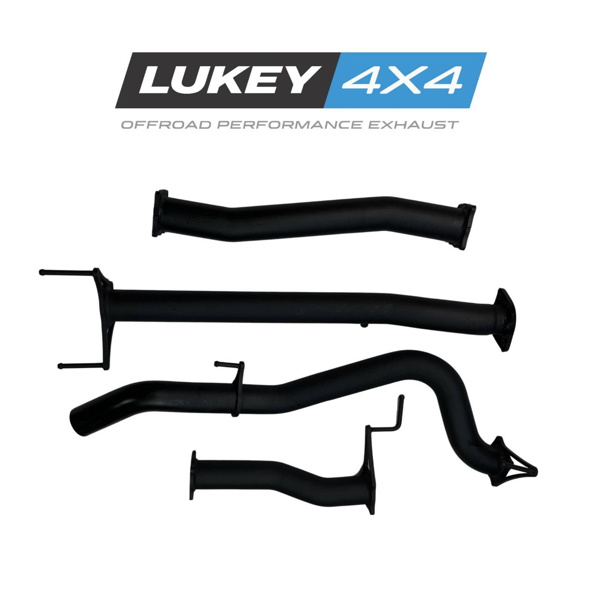 Lukey 4x4 3" Exhaust System Pipe Only for Mitsubishi Triton MQ / MR 2015-2024 - LKY-MT-MR-PO
