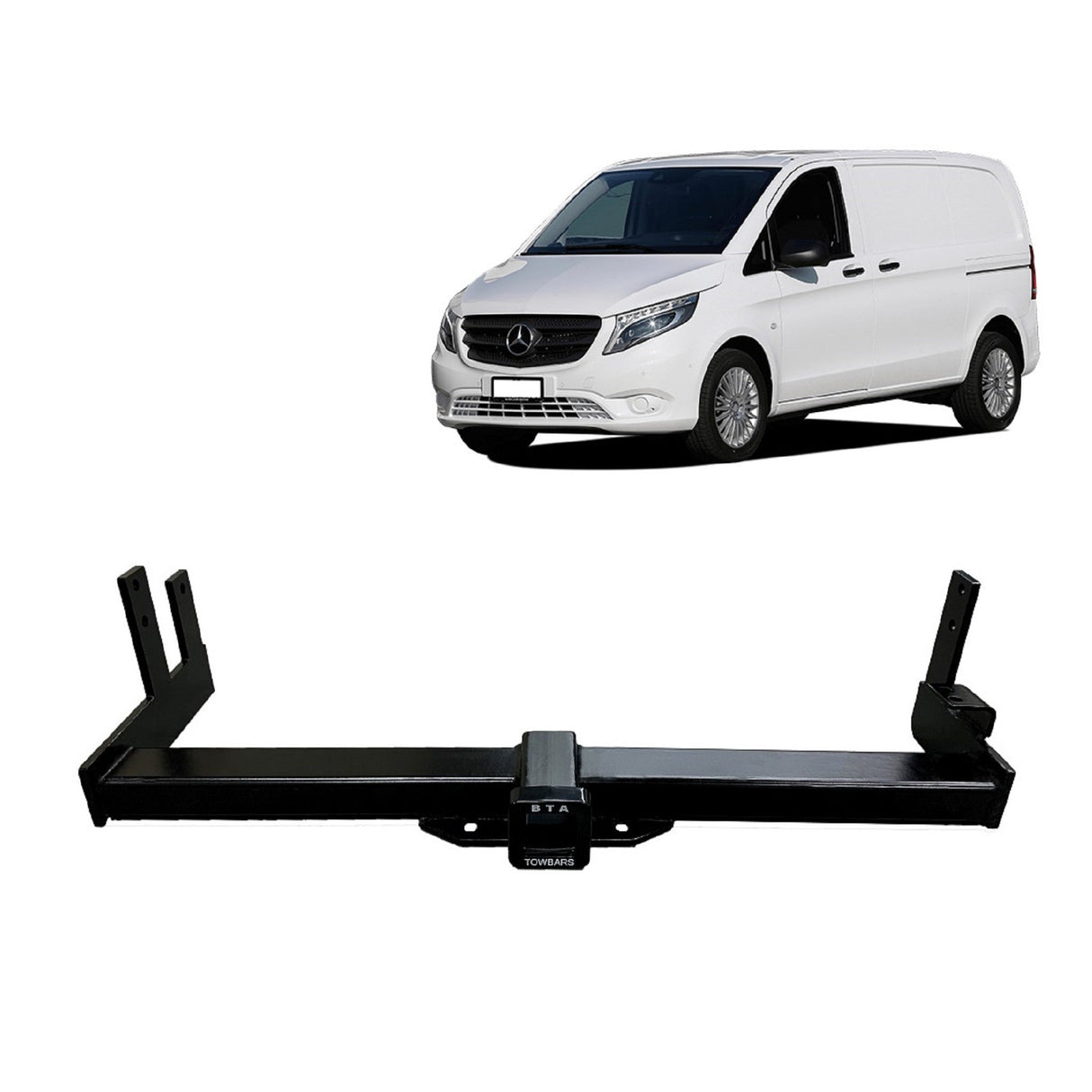 BTA MercedesBenz Vito Van (04/2004 – 03/2015) Heavy Duty Towbar 2000/150kg Capacity