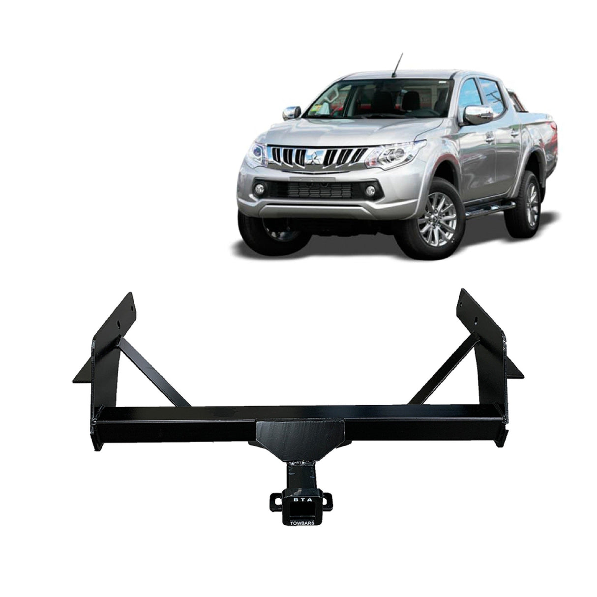 BTA Mitsubishi Triton MN Ute Styleside (01/2012 – 04/2015) Heavy Duty Towbar 3000/300kg Capacity