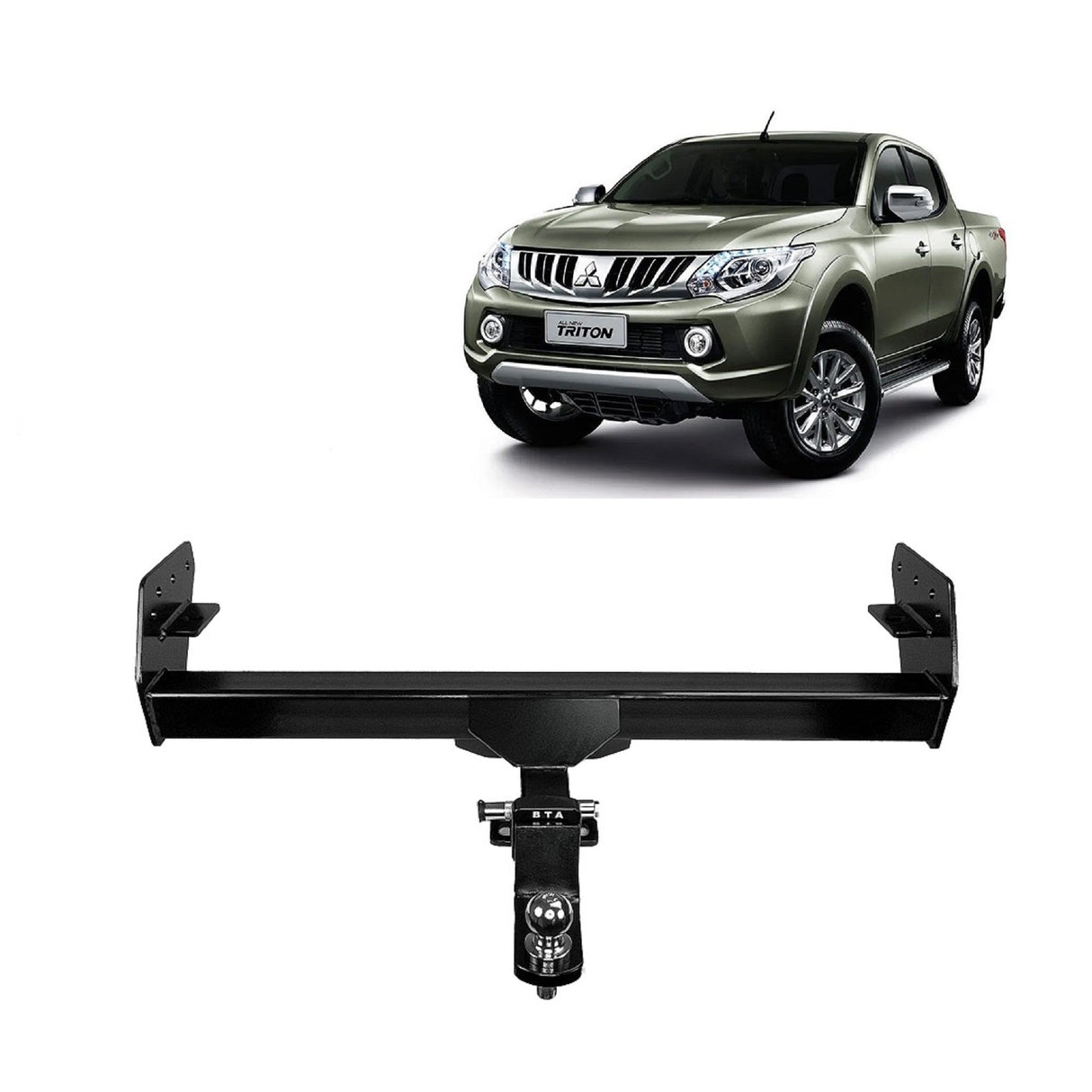 BTA Mitsubishi Triton MQ/MR Ute (05/2015 – On) Heavy Duty Towbar 3100/310kg Capacity