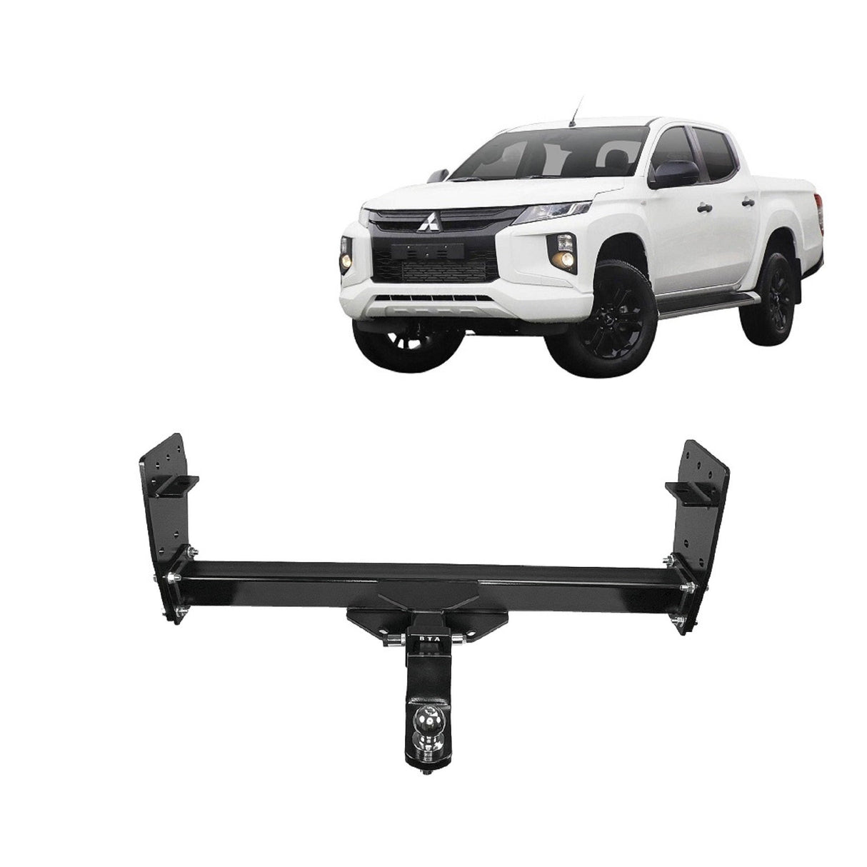 BTA Mitsubishi Triton MQ/MR Ute with Bumper (05/2015 – 12/2023) Heavy Duty Towbar 3100/310kg Capacity