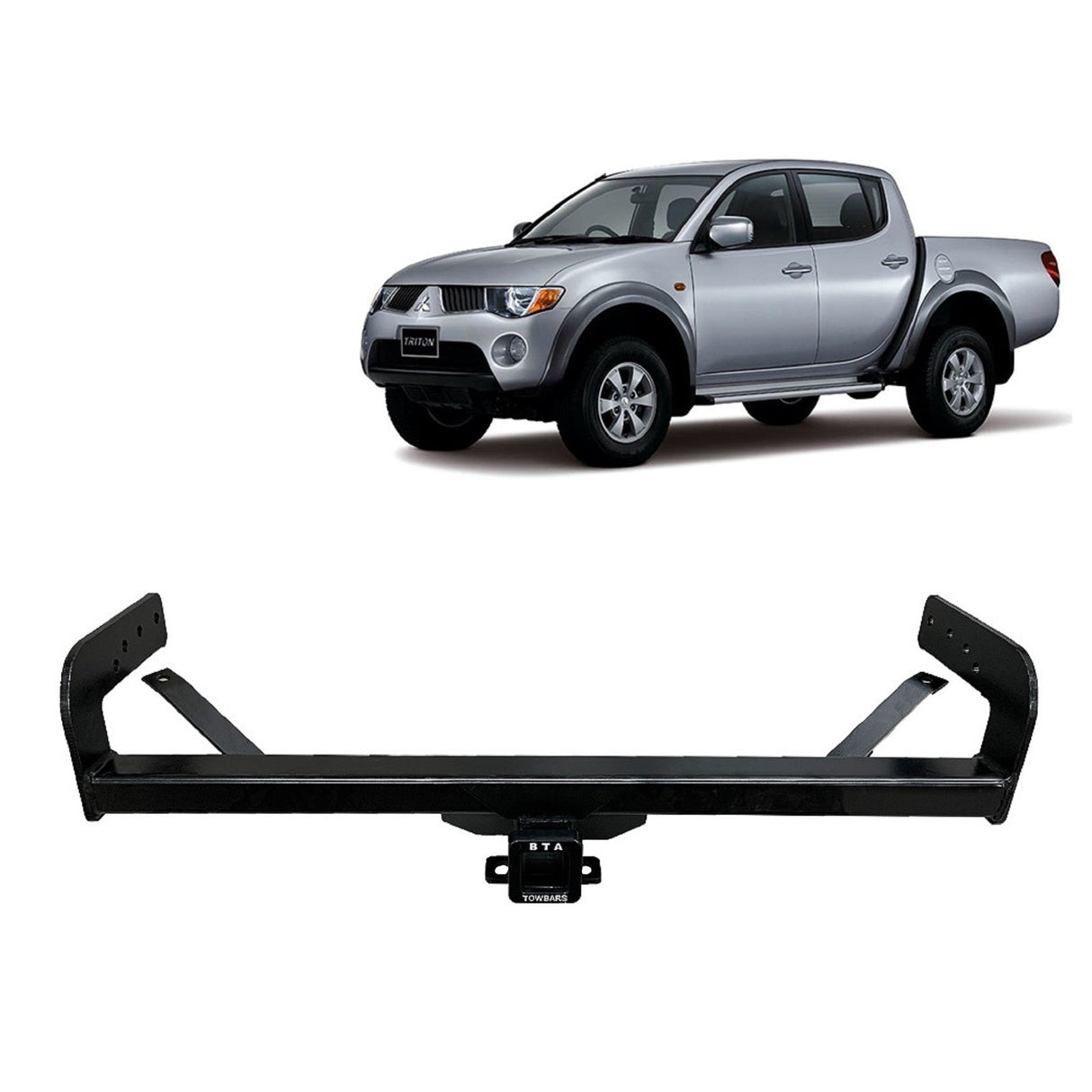 BTA Mitsubishi Triton Ute (10/1986 – 06/2006) Heavy Duty Towbar 2200/220kg Capacity