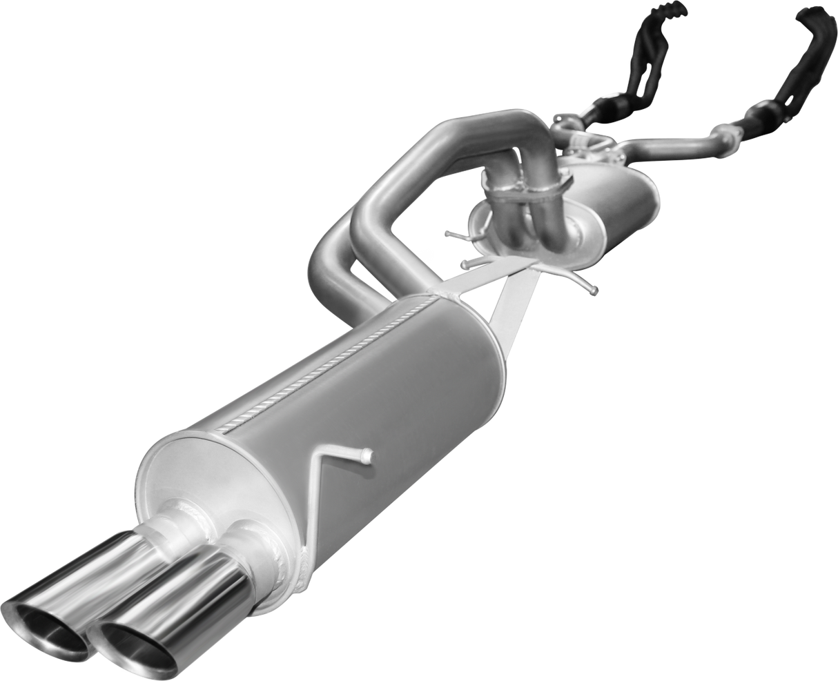 Manta | Twin 2.5" Dual Full System with Extractors & Muffler/Muffler | Ford Falcon BA BF 4V V8 Sedan & FPV GT 2002–2008