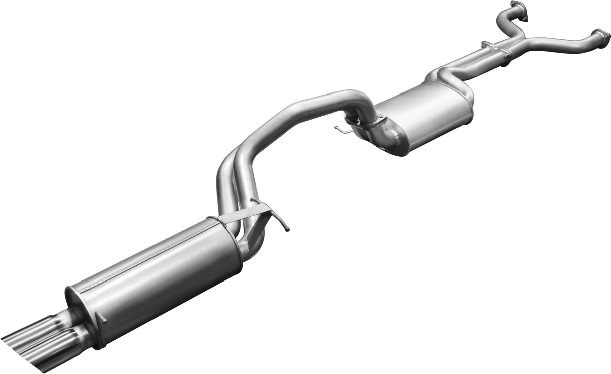 Manta | Twin 2.5" Dual Cat Back Exhaust System with Muffler/Muffler | Ford Falcon BA BF V8 Sedan & FPV GT 2002–2008