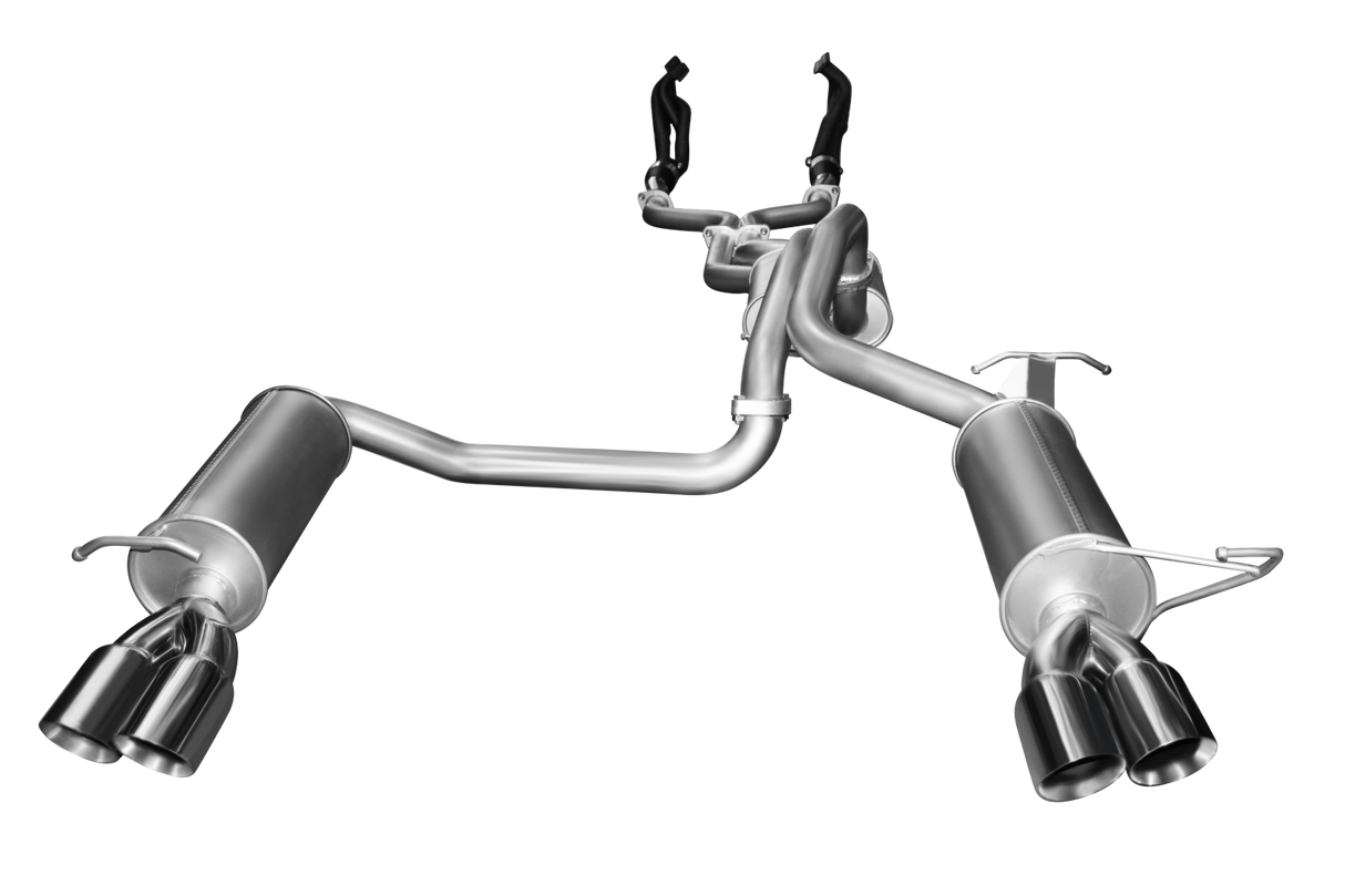 Manta | Twin 2.5" L & R Full System with Extractors & Muffler/Muffler | Ford Falcon BA BF 4V V8 Sedan & FPV GT 2002–2008