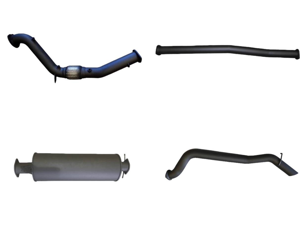 Manta | 3in Turbo Back Without Cat With Muffler | Ford PX2 Ranger 3.2L Ute 2015–2022