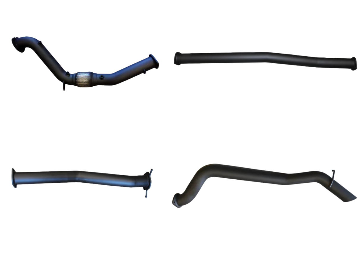 Manta | 3in Turbo Back Without Cat & Without Muffler | Ford PX2 Ranger 3.2L Ute 2015–2022