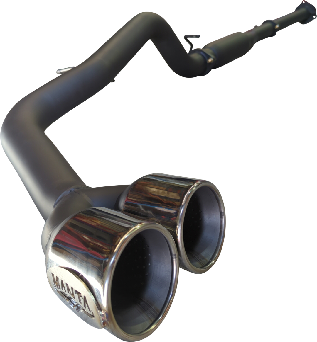Manta - Ford Ranger Next Gen T6.2 V6 - DPF Back - 3" Single Exhaust with Twin Tip Side Exit- with Centre Hotdog