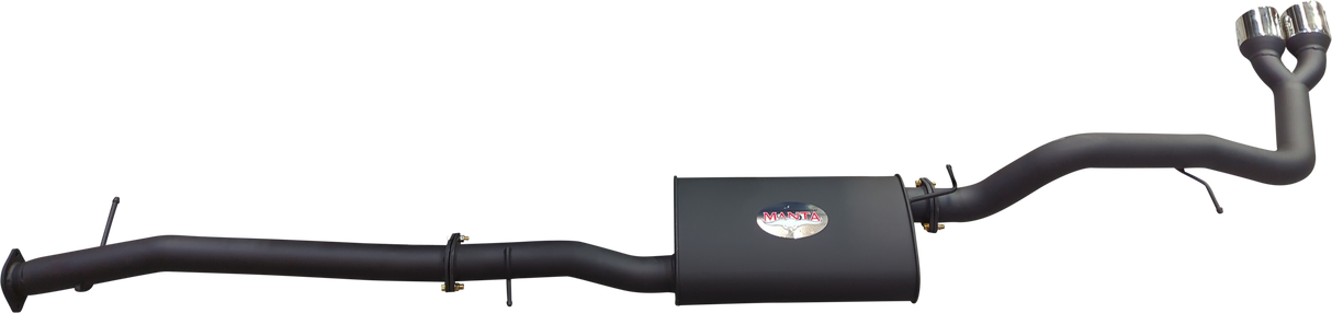 Manta - Ford Ranger Ute Next Gen T6.2 4cyl 2.0 Bi-Turbo (2022-2024) - DPF Back - 3" Single Exhaust with Twin Tip Side Exit - with Centre Muffler