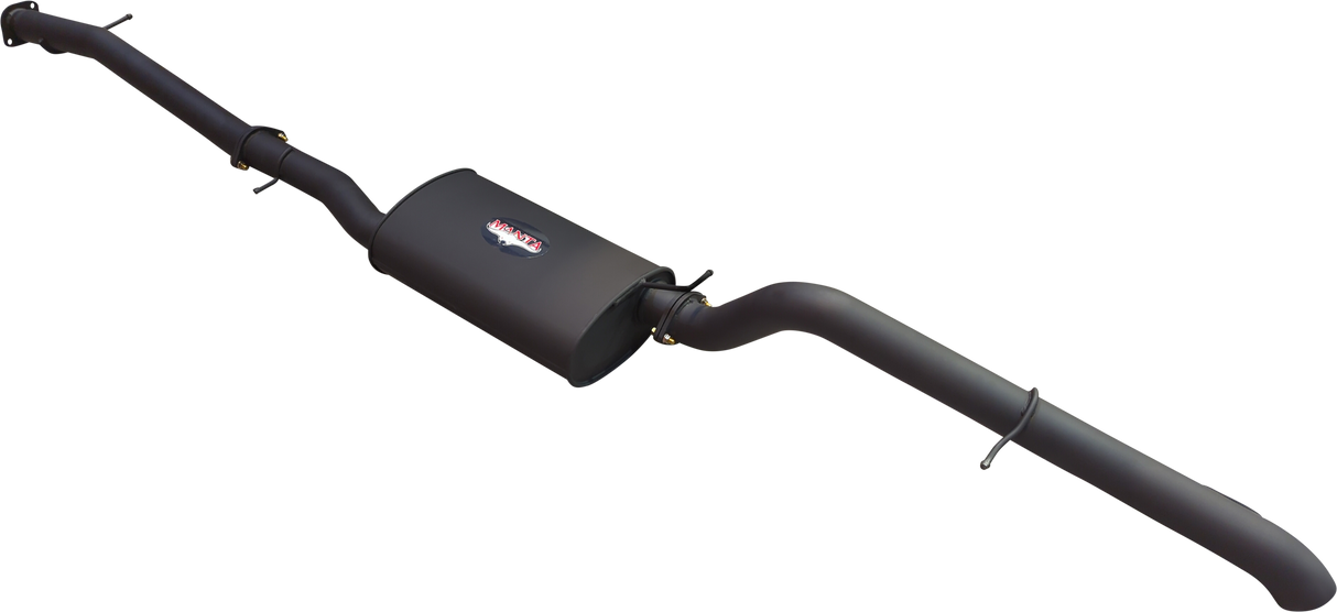 Manta - Ford Ranger Ute Next Gen T6.2 4cyl 2.0 Bi-Turbo (2022-2024) - DPF Back - 3" Single Exhaust with Single Tip - with Centre Muffler