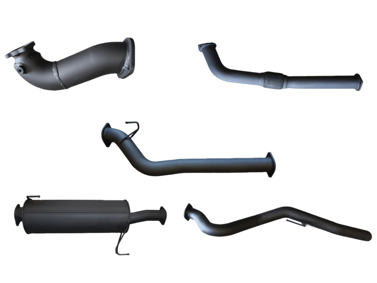 Manta | 3in Turbo Back without Cat & With Muffler | Holden Colorado RC 3.0L LWB Cab Chassis 2008–2010