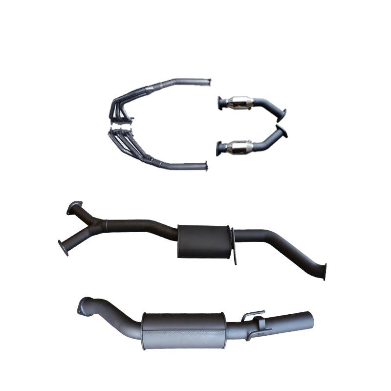 Manta | 3″ Full Exhaust System with Extractors Muffler/Muffler | Holden Commodore VZ 3.6L V6 Sedan 2004–2006