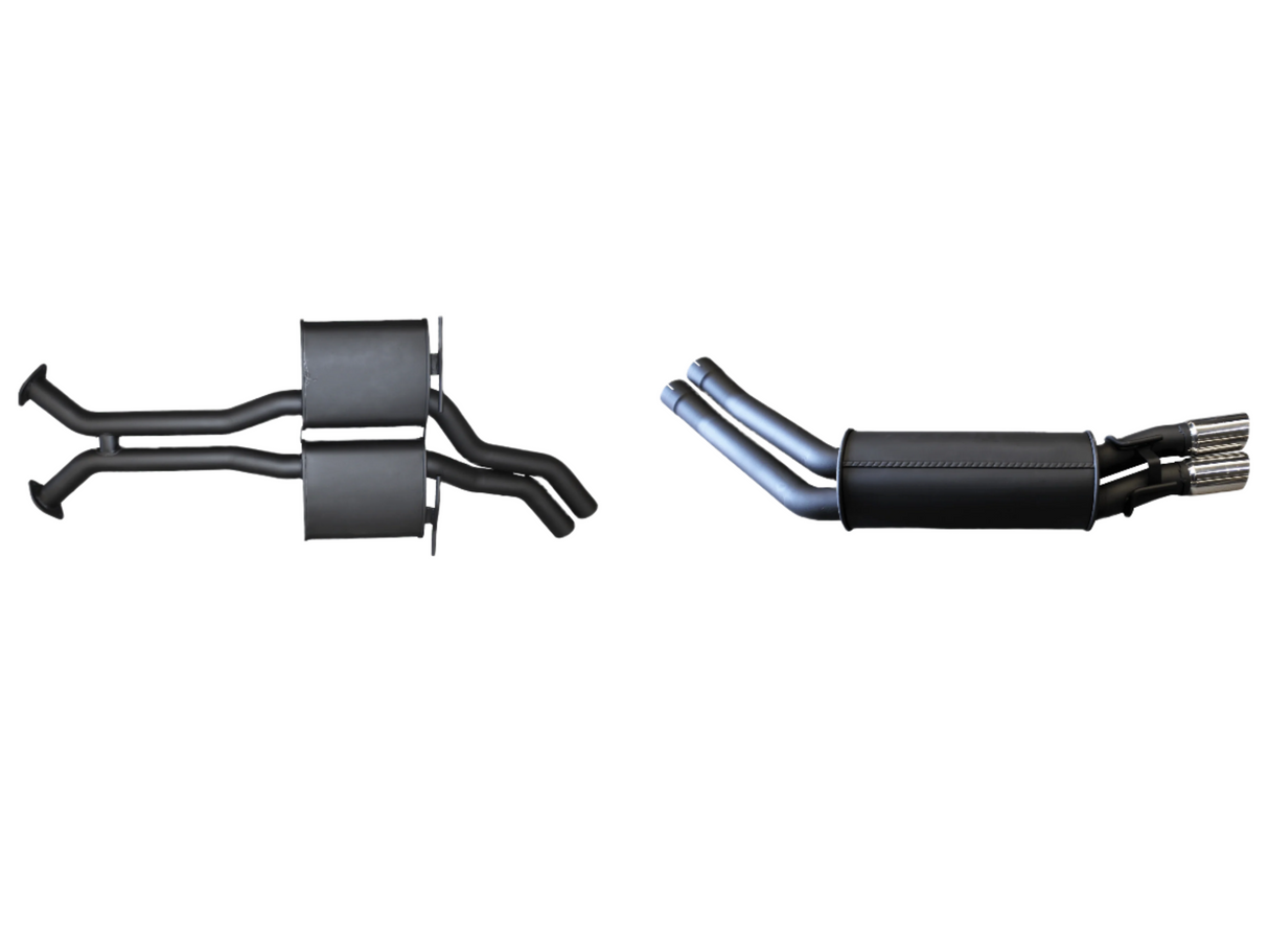 Manta | Dual 2.5″ Cat Back Exhaust System with Mufflers | Holden Commodore VT–VZ V8 Sedan 1997–2006