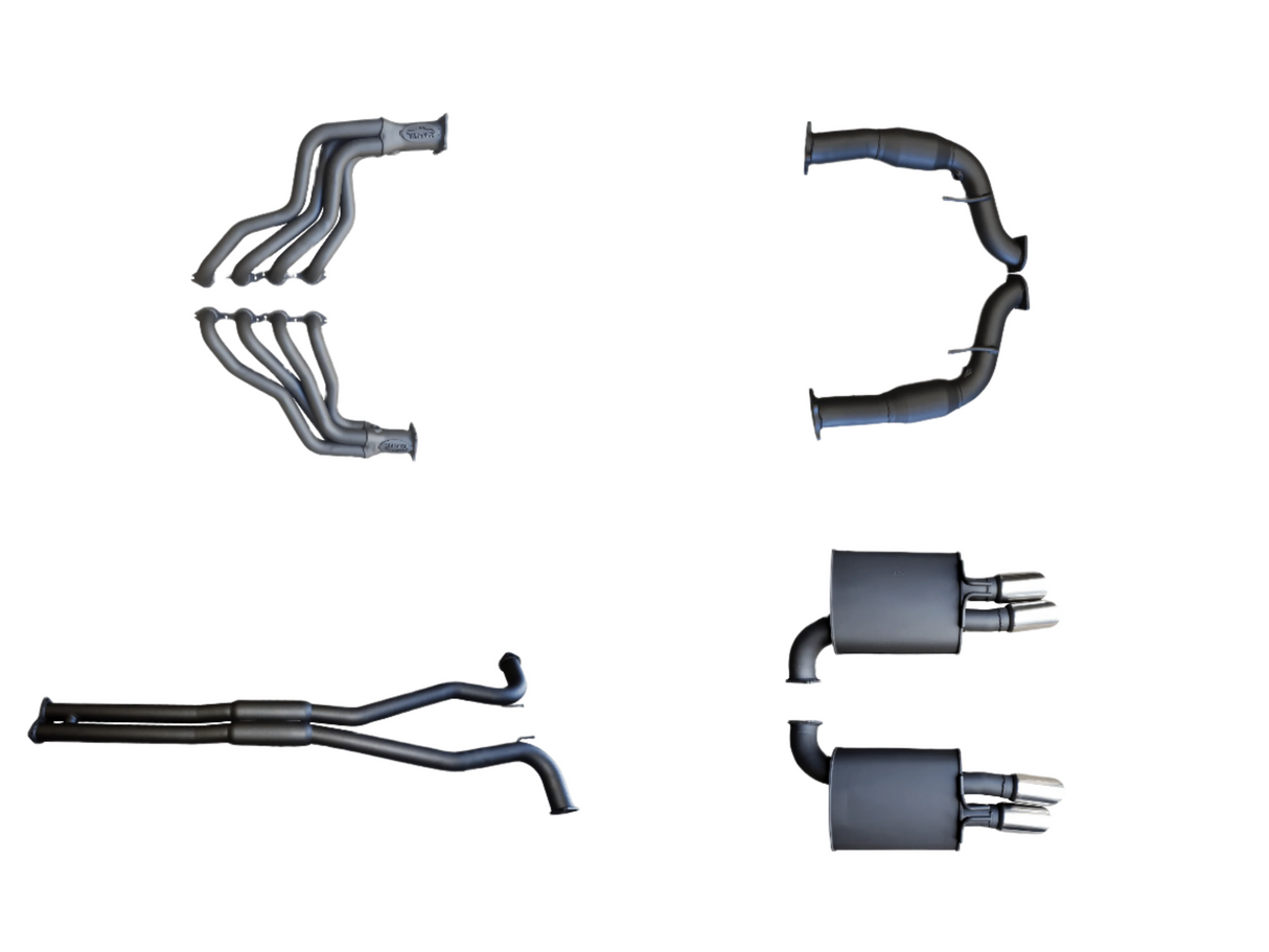 Manta | Twin 3″ Full Exhaust System with 1 7/8″ Extractors | Holden Commodore VF V8 Sedan Wagon 2013–2017