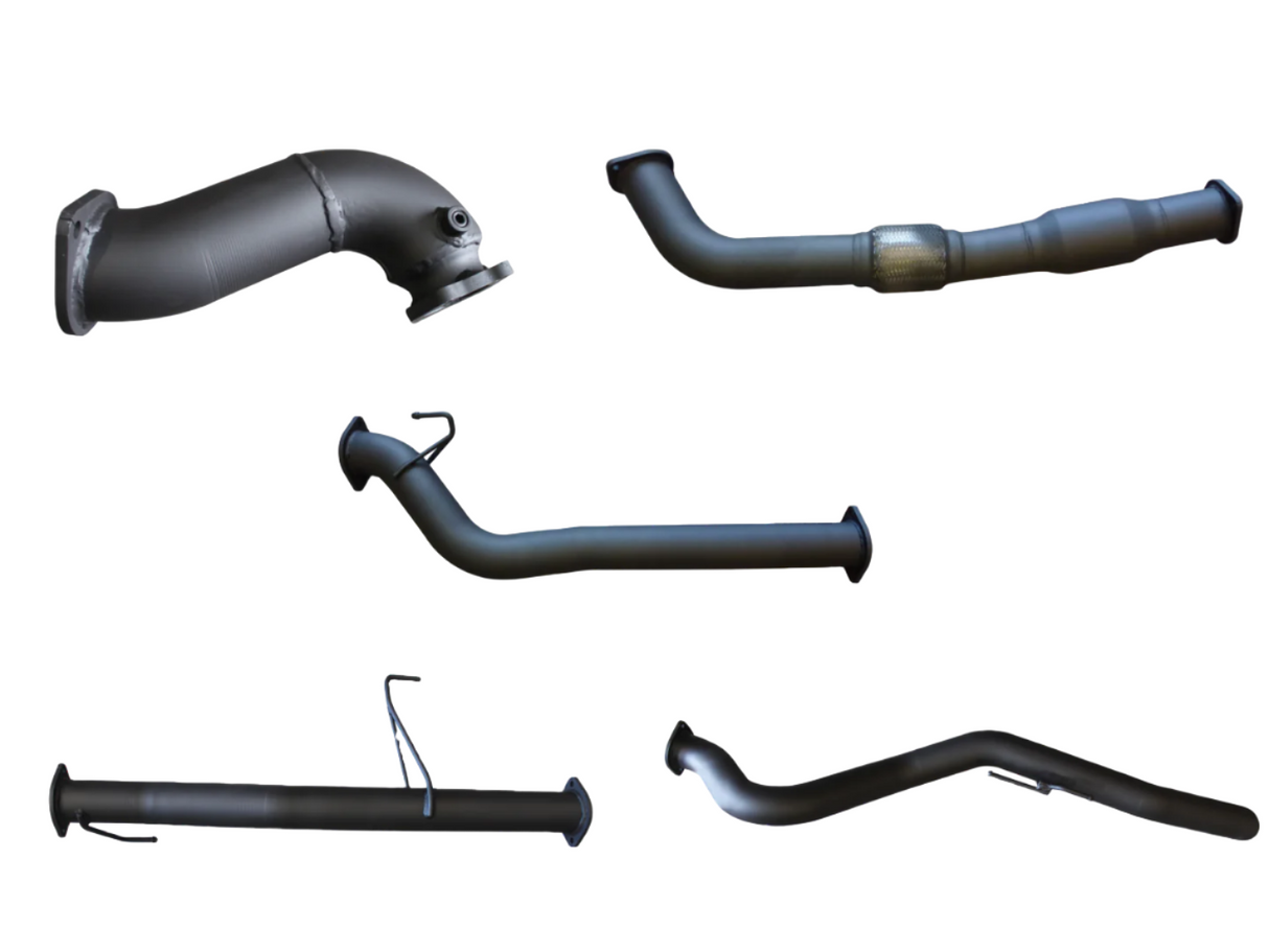 Manta | 3″ Turbo Back with Cat & No Muffler | Holden Rodeo RA 3.0L LWB CRD Cab Chassis 2007–2008