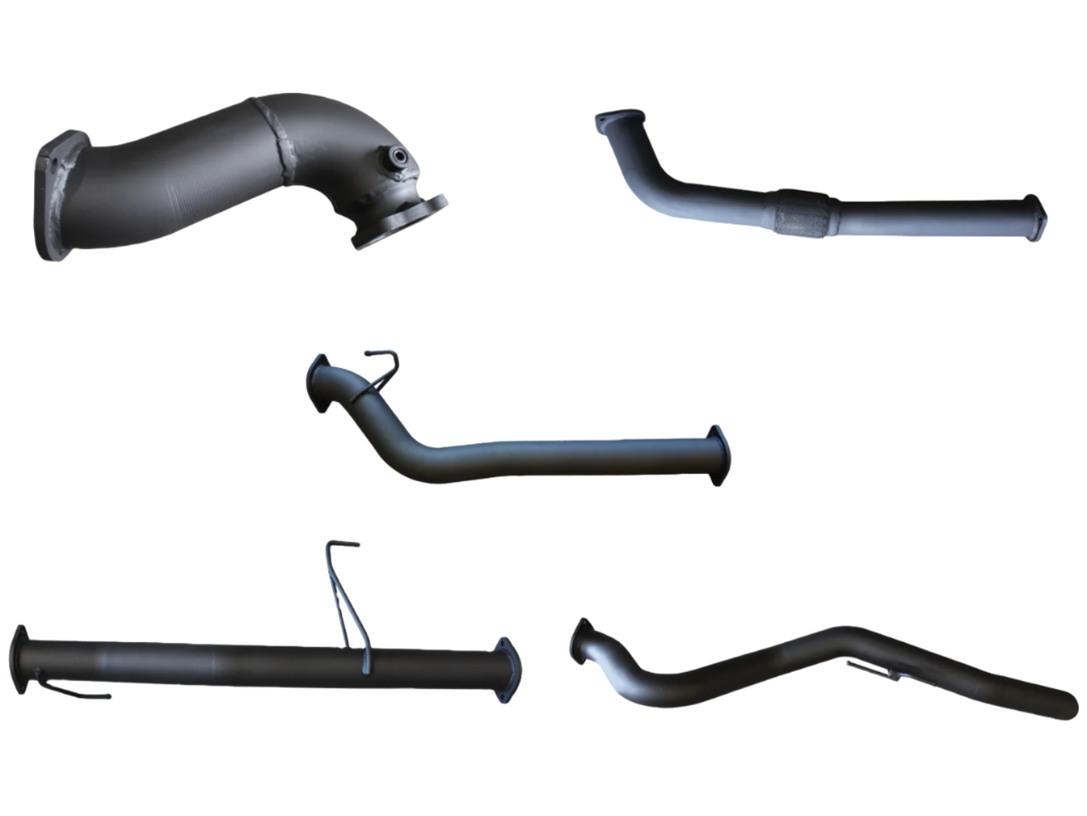 Manta | 3″ Turbo Back without Cat without Muffler | Holden Rodeo RA 3.0L LWB CRD Cab Chassis 2007–2008