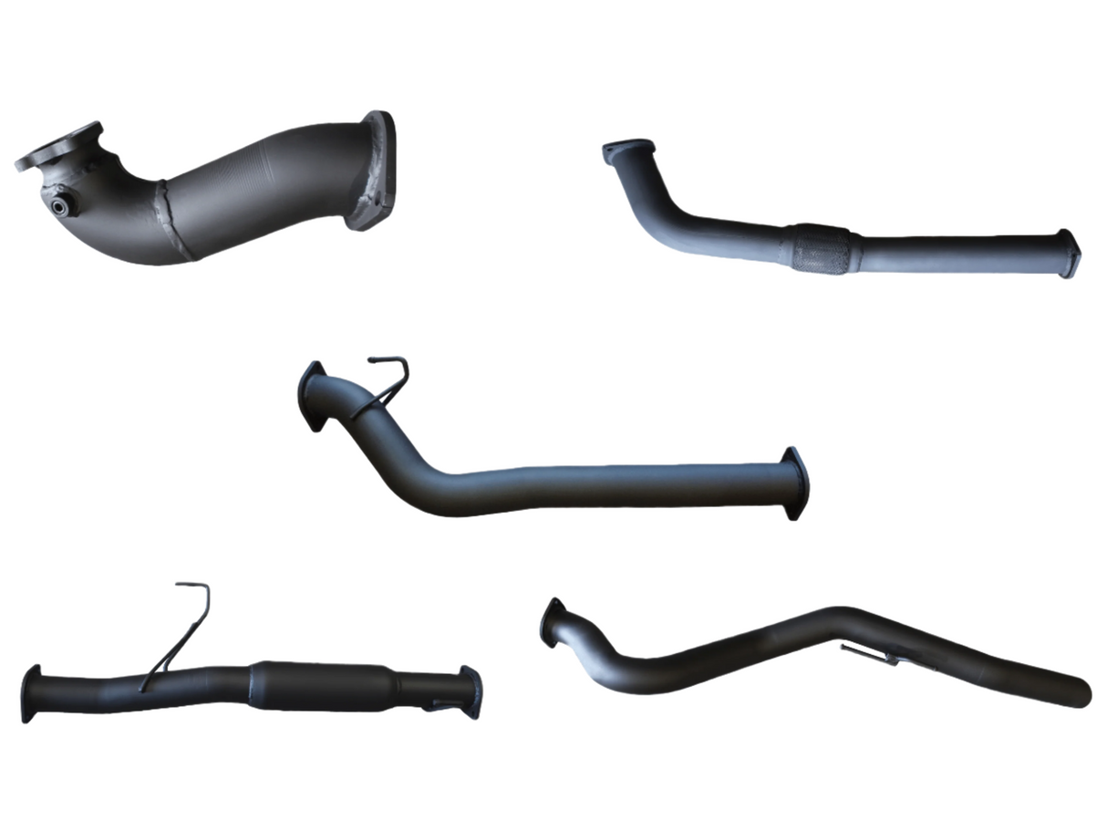 Manta | 3in Turbo Back without Cat & With Hotdog | Holden Colorado RC 3.0L LWB Cab Chassis 2008–2010