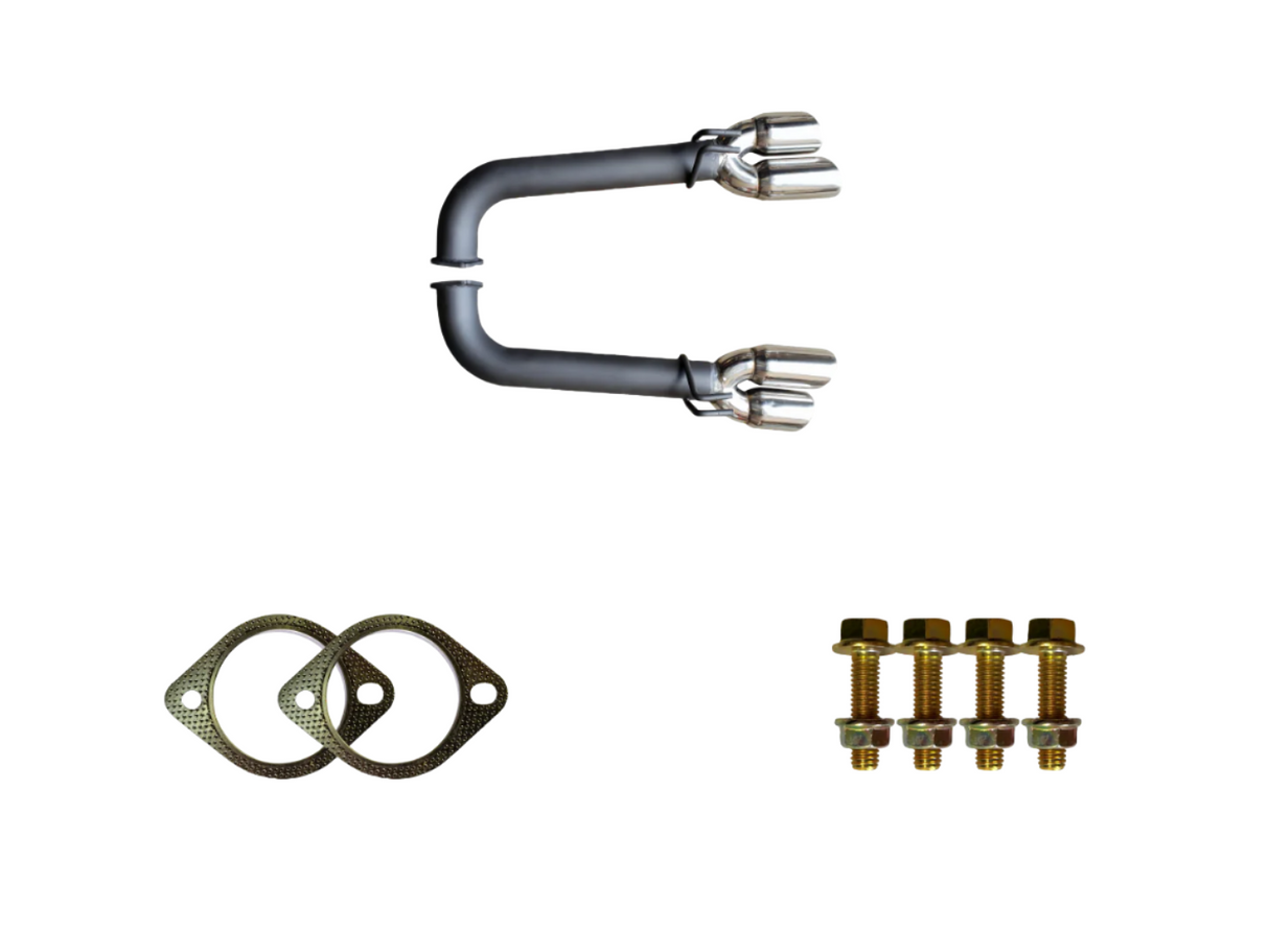 Manta | Twin 3″ Axle Back Muffler Delete | Holden Commodore VE, VF Sedan & Wagon V8 6.0L 6.2L HSV & SS 2006–2017