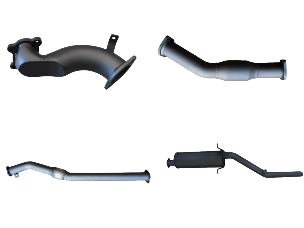 Manta | 3″ Turbo Back Exhaust System with Cat & Muffler | Nissan Navara D22 2.5L Turbo Diesel Ute 2006–2015