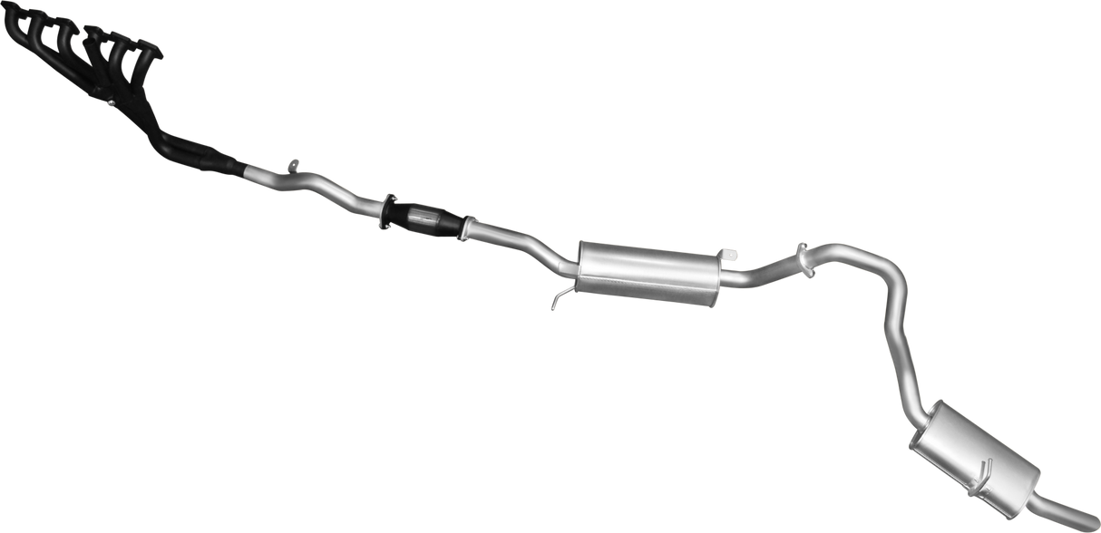 Manta | 2.5″ Full Exhaust System with Centre Muffler & Rear Hotdog | Nissan Patrol GU 4.5L TB45 Petrol Wagon 1997–2001