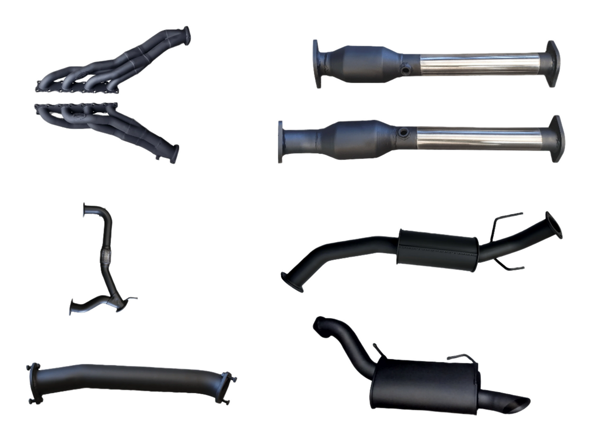 Manta | 3″ Full Exhaust System with Extractors, Hi Flow Cats & Small Centre Muffler | Nissan Patrol Y62 5.6L V8 & Infiniti QX80 Wagon 2012–2025