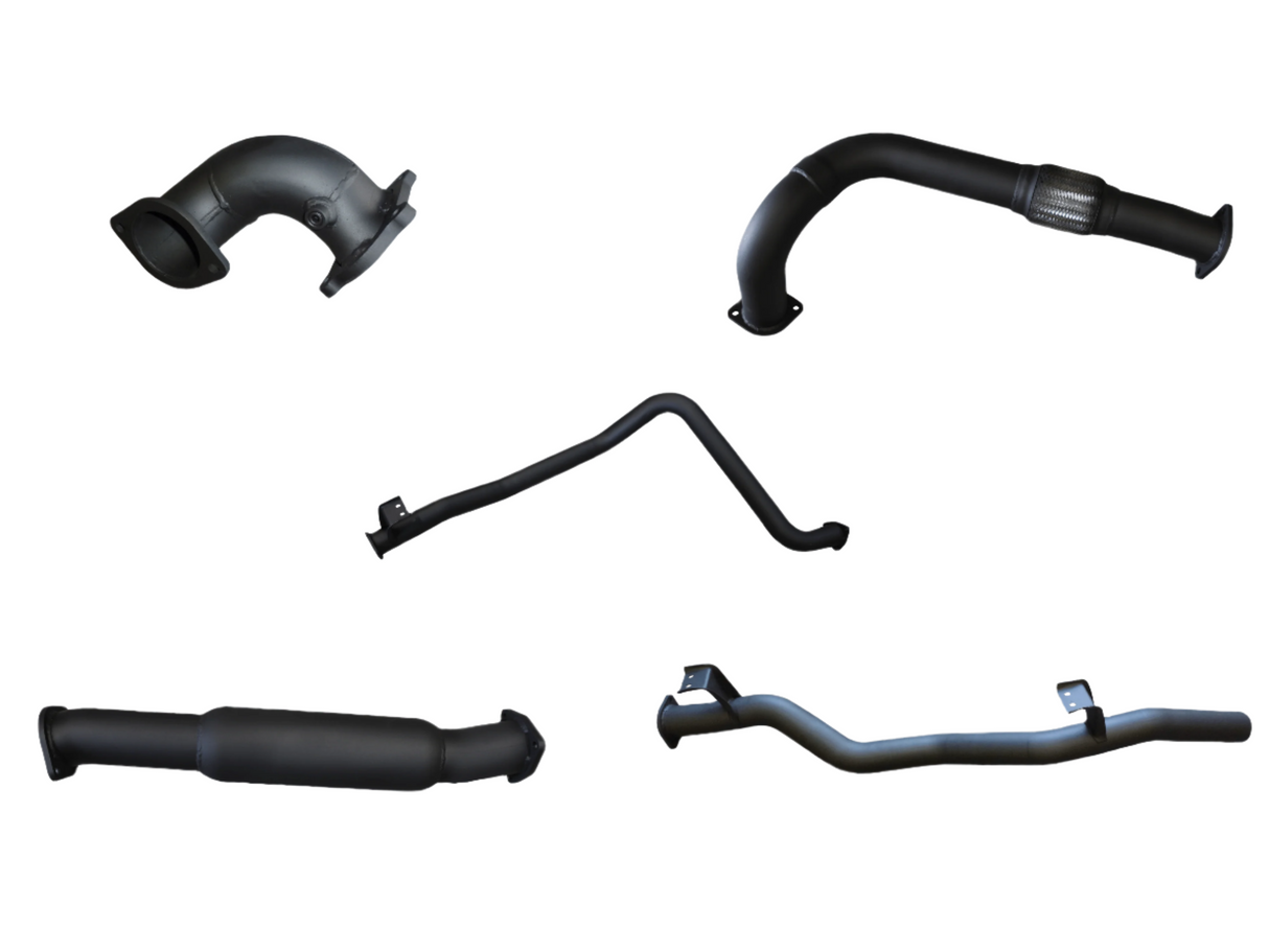 Manta | 3″ Turbo Back Exhaust System with Hotdog | Toyota Landcruiser HDJ79 4.2L 1HD Turbo Diesel Ute 2001–2006
