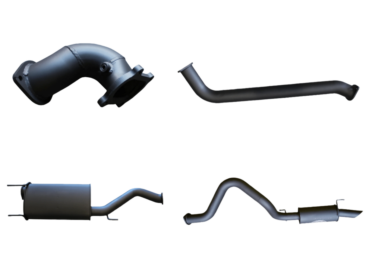 Manta | 3″ Turbo Back Exhaust with Centre & Rear Mufflers | Toyota LandCruiser HDJ100 4.2L Turbo Diesel Wagon 1998–2007