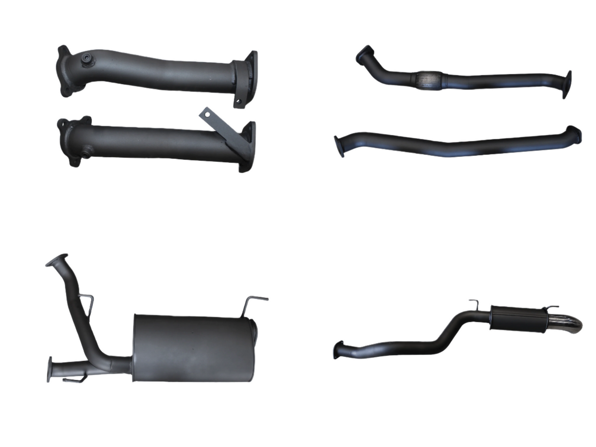 Manta | 2.5″ Dual into 3″ Turbo Back without Cats with Muffler & Dump Tip | Toyota Landcruiser VDJ200 2007–2015