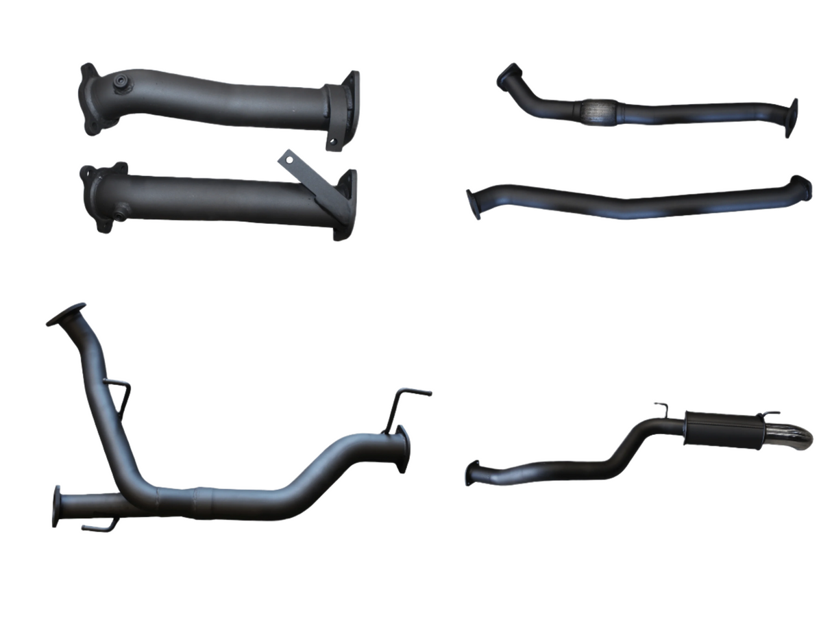 Manta | 2.5″ Dual into 3″ Turbo Back without Cats with Rear Muffler & Dump Tip | Toyota Landcruiser VDJ200 2007–2015