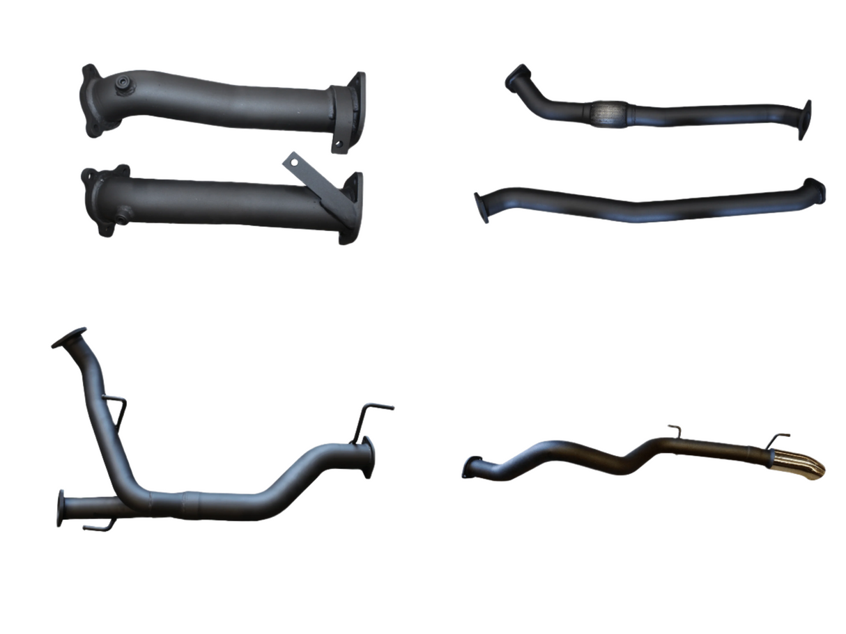 Manta | 2.5″ Dual into 3″ Turbo Back without Cats, No Mufflers & Dump Tip | Toyota Landcruiser VDJ200 2007–2015