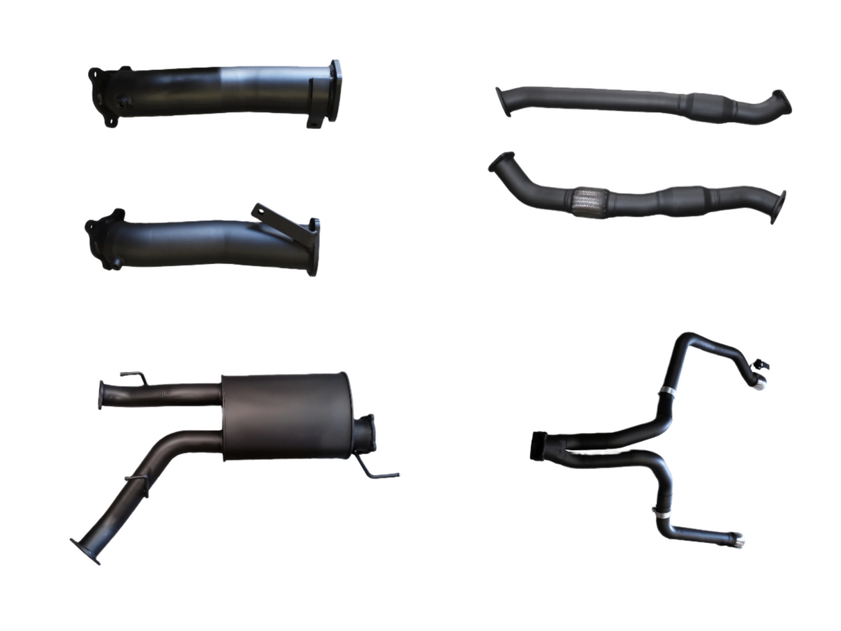 Manta | 3″ Turbo Back with Cats & Muffler, Dual Exit L&R | Toyota Landcruiser VDJ200 4.5L V8 Diesel Wagon 2007–2015