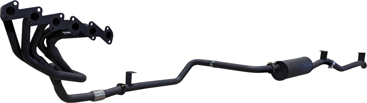 Manta | 2.5″ Full Exhaust System with Extractors | Toyota Landcruiser HZJ75 & HZJ78 4.2L Diesel Ute & Troop Carrier 1990–2006