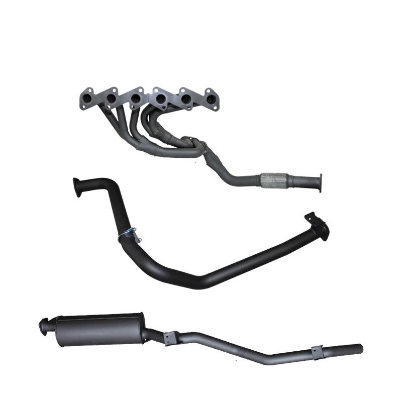 Manta | 2.5″ Full Exhaust System with Extractors | Toyota Landcruiser HZJ75 & HZJ78 4.2L Diesel Ute & Troop Carrier 1990–2006