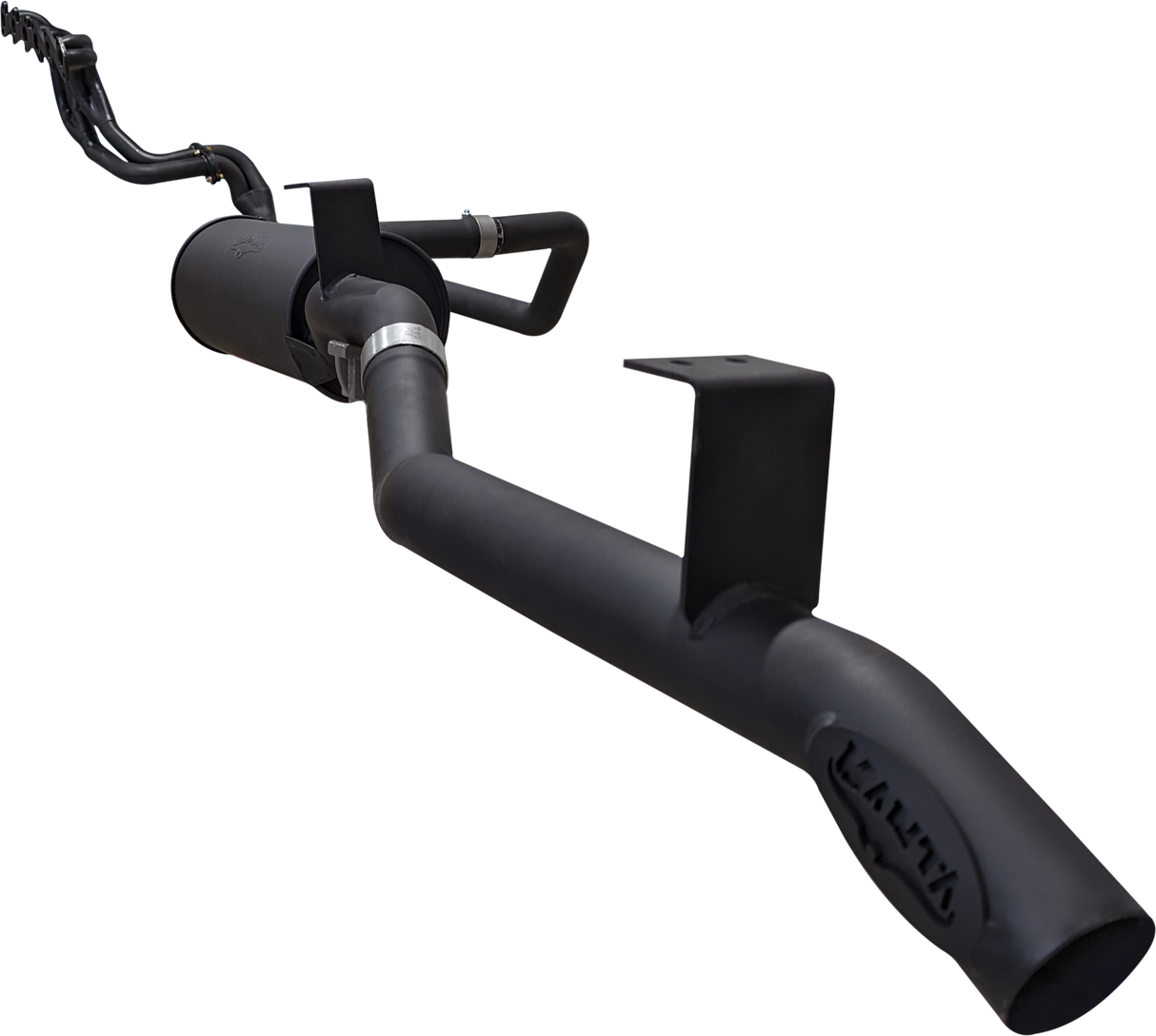 Manta | 2.5″ Full Exhaust System with Extractors | Toyota Landcruiser HZJ75 & HZJ78 4.2L Diesel Ute & Troop Carrier 1990–2006