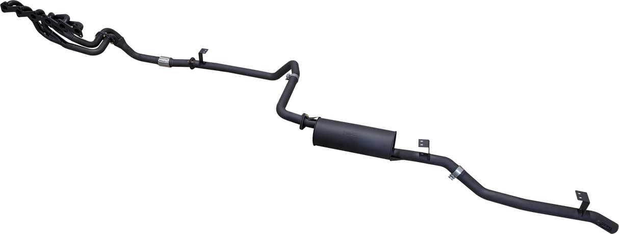 Manta | 2.5″ Full Exhaust System with Extractors | Toyota Landcruiser HZJ75 & HZJ78 4.2L Diesel Ute & Troop Carrier 1990–2006