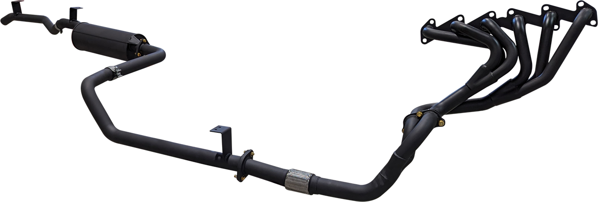 Manta | 2.5″ Full Exhaust System with Extractors | Toyota Landcruiser HZJ75 & HZJ78 4.2L Diesel Ute & Troop Carrier 1990–2006