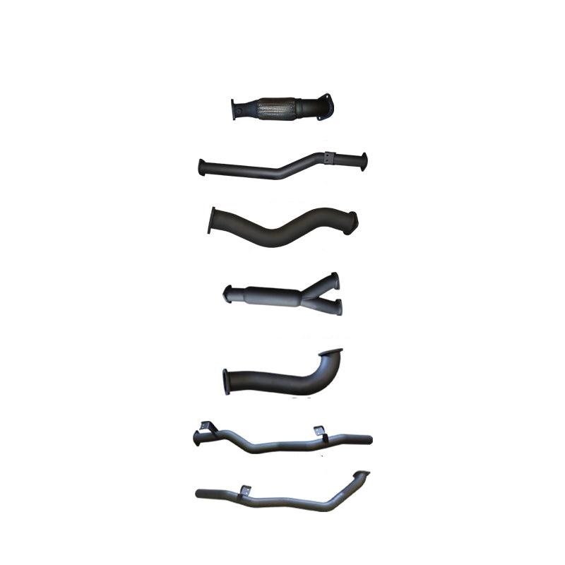 Manta | Twin 3″ Turbo Back Exhaust without Cats with Hotdog | Toyota Landcruiser VDJ79 Dual Cab V8 Ute 2012–2016